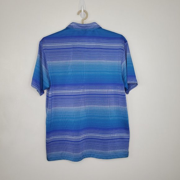 PGA Tour Men's Striped Golf Golfing Polo Shirt Size Size L - Picture 5 of 11